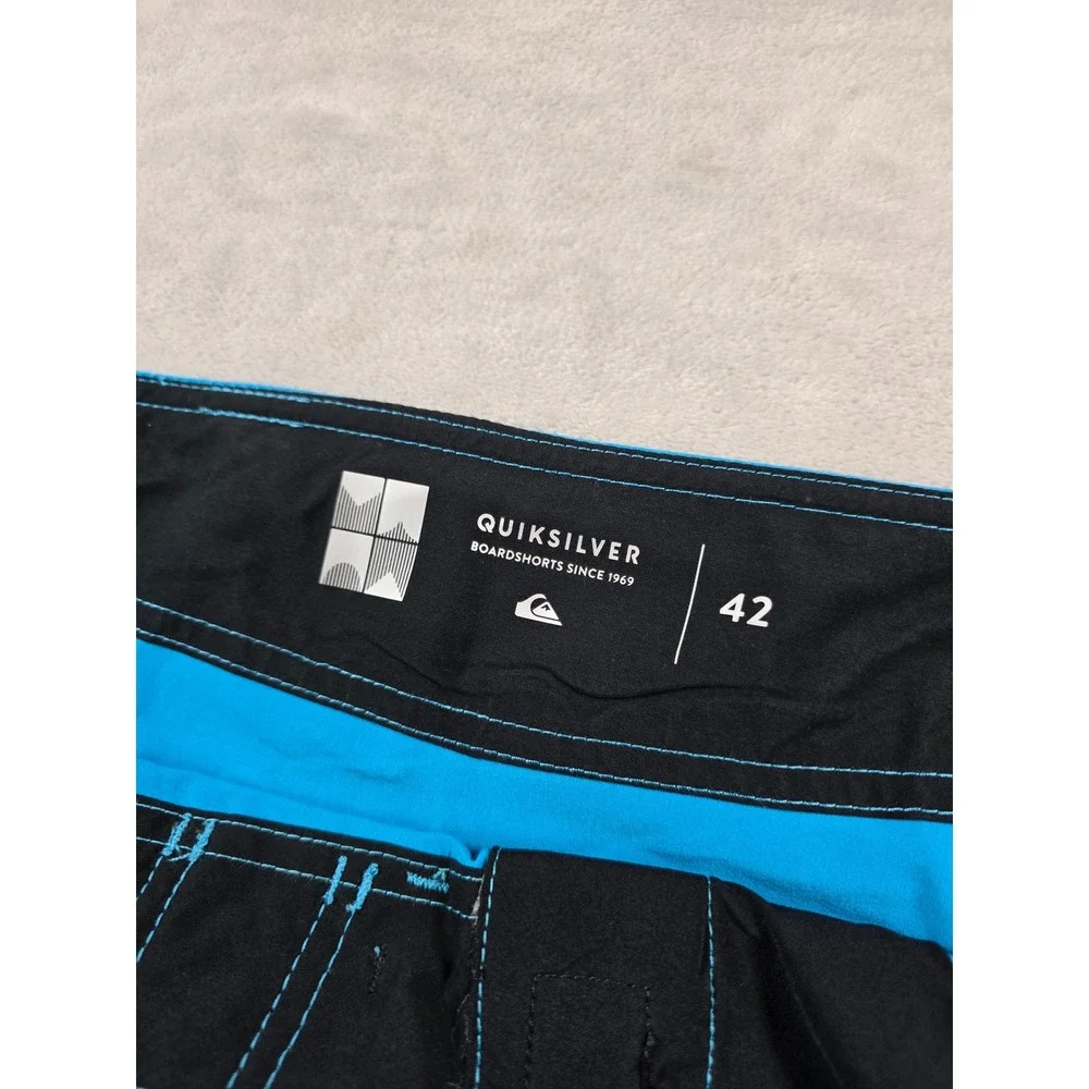 Quiksilver Boardshorts Mens 42 Blue Recycled Stretch Everyday Kaimana 21 NEW